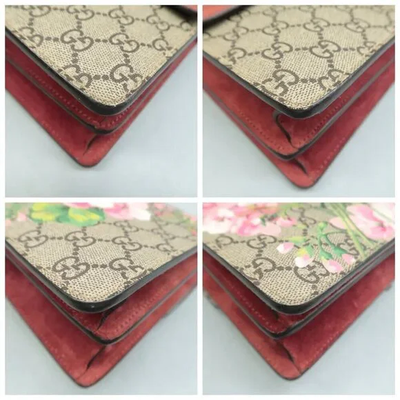 100% Authentic GUCCI Dionysus Brown Canvas Shoulder Bag 750-080824 - Picture 7 of 12